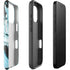 Aqua Blue Marble Ink iPhone 16 Pro Max Impact Case
